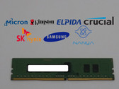 Lot of 10 Major Brand 4 GB DDR4-2400T PC4-19200R 1Rx8 1.2V DIMM Server RAM