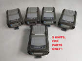 Lot of 5 Zebra QL320 Plus label Thermal Printer USB No battery For Parts Only!