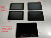 5 "For Parts Only" Amazon Fire HD / HDX 16GB 2nd, 8GB 3rd, 64GB 4th Gen