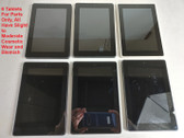 Lot of 6 Amazon Fire HD 7" 4th Gen 8GB SQ46CW " For Parts Only "