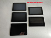 5 For Parts Only Amazon Fire HD 7" ( 8GB 2nd Gen, 32GB 3rd Gen) X43Z60, P48WVB4