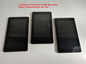 Lot of 3 Amazon Fire 7" ( 16GB 8th Gen) SV98LN For Parts Only