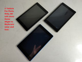 Lot of 3 Amazon Fire HD 8" ( 16GB 6th Gen) PR53DC For Parts Only