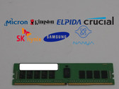 Lot of 2 Major Brand 16 GB DDR4-2400T PC4-19200R 2Rx8 1.2V DIMM Server RAM