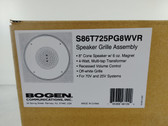 Lot of 2 New Bogen S86T725PG8WVR 8" Ceiling Speaker Grille Assembly