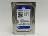 Lot of 2 Western Digital WD Blue WD5000AZLX 500 GB 3.5" SATA III Hard Drive