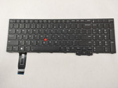 Lot of 2 Lenovo ThinkPad P16s Gen 1 Backlit Laptop Keyboard 5N21D93612