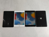 Lot of 4 Apple iPad Mini 4th Gen A1538 128 GB, 64 GB, 16 GB iOS 15.8.4 (WiFi Only) For Parts
