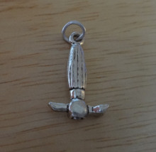 3D 11x20mm Tool Pick Ax Axe Sterling Silver Charm!