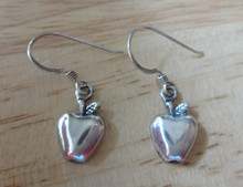 Apple Sterling Silver Charm Earrings on wires!