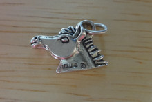 Small Head of a Horse Sterling Silver Charm