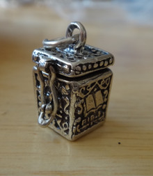 6g Movable says Bible Prayer Box Sterling Silver Charm