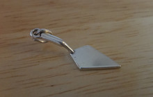 8x28mm Long Point Tile Grout Trowel Tool Sterling Silver Charm