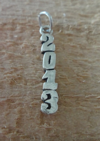 4x23mm Vertical Graduation 2013 Sterling Silver Charm