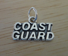 Military says Coast Guard Sterling Silver Charm!