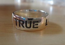 size 5 6 7 8 or 9 True Love Waits Abstinence 7mm Wide Ring