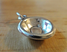 3D 12mm Perfectly Shaped Mixing Bowl Pan Sterling Silver Charm!