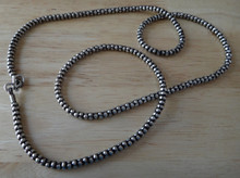 24" or 30" Sterling Silver 4 mm Thailand Popcorn Bead Chain