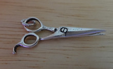 3D Movable 30x15mm Scissors Hairdresser Sterling Silver Charm