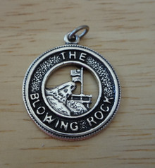 North Carolina The Blowing Rock Sterling Silver Charm