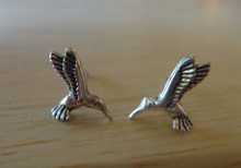 9x10mm TINY Hummingbird Sterling Silver Studs Posts Earrings!