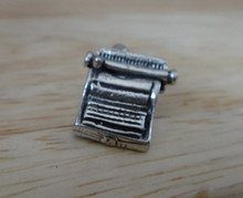 13x16mm Old Fashioned Typewriter Sterling Silver Charm
