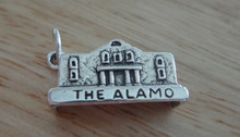 20x11mm says The Alamo San Antonio Texas Sterling Silver Charm