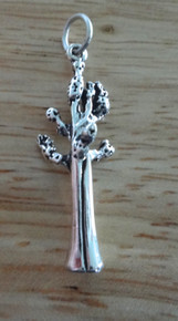 30x12mm Sequoia Tree Forest California Sterling Silver Charm