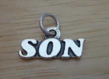 9x17mm says Son Sterling Silver Charm!