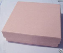 3.5x3.5" Pink Jewelry Gift #33 Box with cotton inside