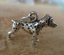 15x21mm Standing Dalmatian Dog Sterling Silver Charm!