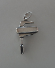 Lg 3D Mix Master Mixer Kitchen Sterling Silver Charm