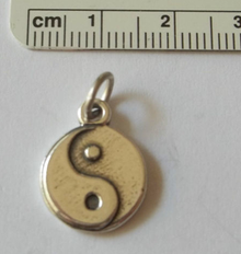 Round Ying and Yang Symbol Sign Charm