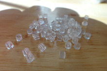 100 Tiny Plastic Earring Stoppers French Wire Earrings