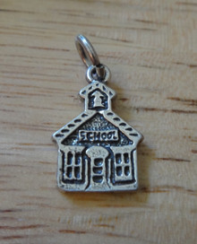 School House Teacher Sterling Silver Charm!