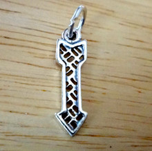 5x20mm Fancy Arrow Pointing Sterling Silver Charm