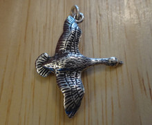 25x23mm 3D Canadian Goose Sterling Silver Charm