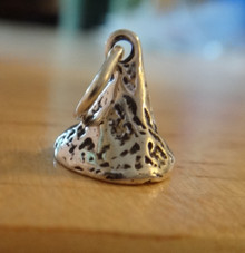 Small 9x9mm Chocolate Chip or Hershey Kiss Sterling Silver Charm