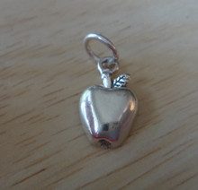 Half of an Apple Sterling Silver Charm