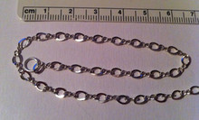 7" xSmall 4 mm link Figure 8 Sterling Silver Bracelet
