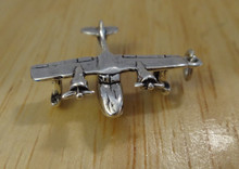 Catalina Airplane Seaplane Sterling Silver Charm