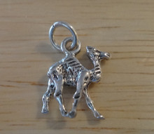 14x16mm 1 Hump Camel Sterling Silver Charm
