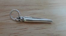 2x22mm Laundry Clothes Pin Sterling Silver Charm