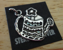 Whimsical Watering Can Sterling Silver Charm