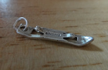 3D 5x23mm Bottle Can Opener Church Key Sterling Silver Charm