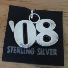 15x20mm '08 for 2008 Large Graduation Sterling Silver Charm