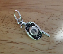 Dance Drill Team Hat and Cane Sterling Silver Charm!