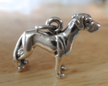 3D 21x16mm Great Dane Dog Sterling Silver Charm