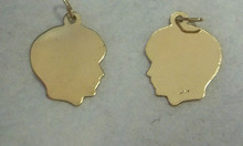 14K Gold Filled Small Boy Engraveable Silhouette Charm!