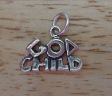 Communion says God Child Baptism Confirmation Sterling Silver Charm
